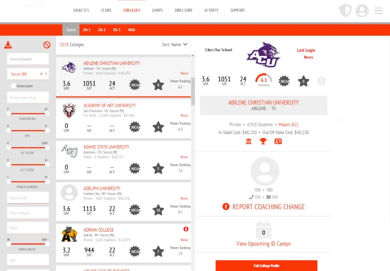 College Fit Finder