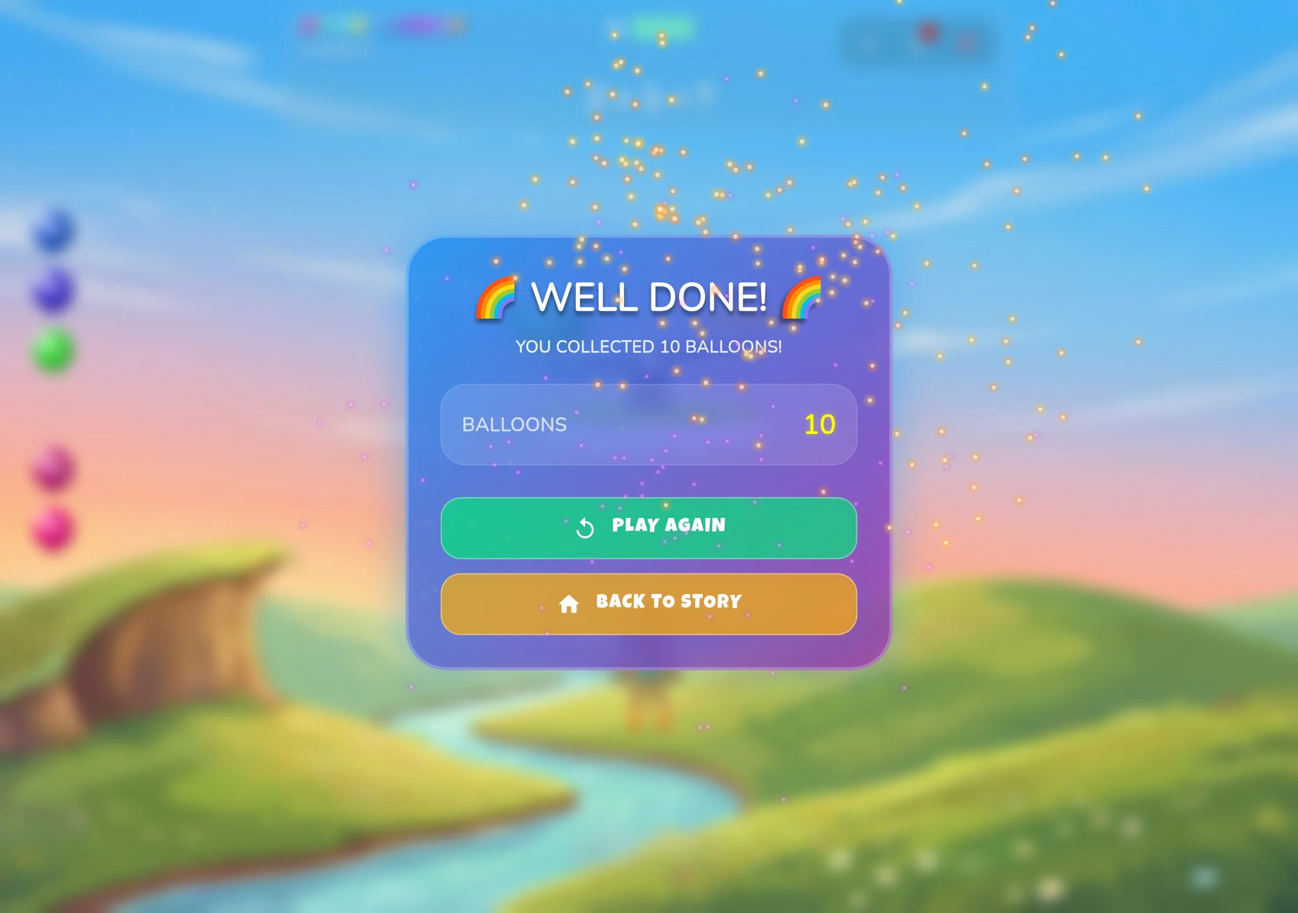 Math Balloons Robot Tablet Screenshot 5